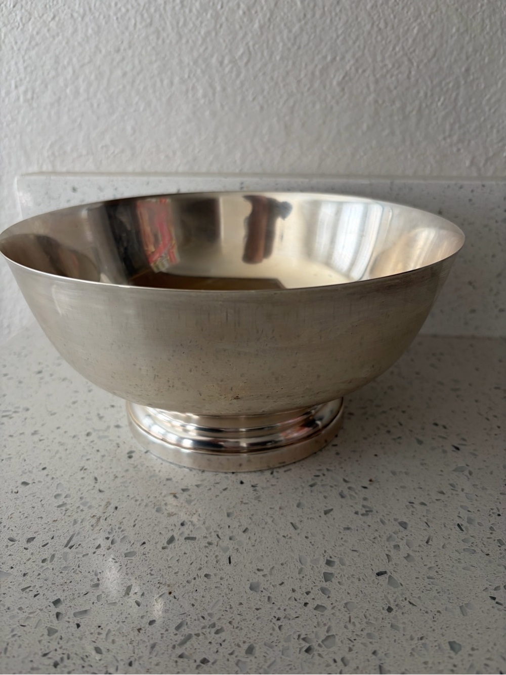 Vintage Newport Silverplate Pedestal Serving Bowl 8.5”  x 4-1/4” H